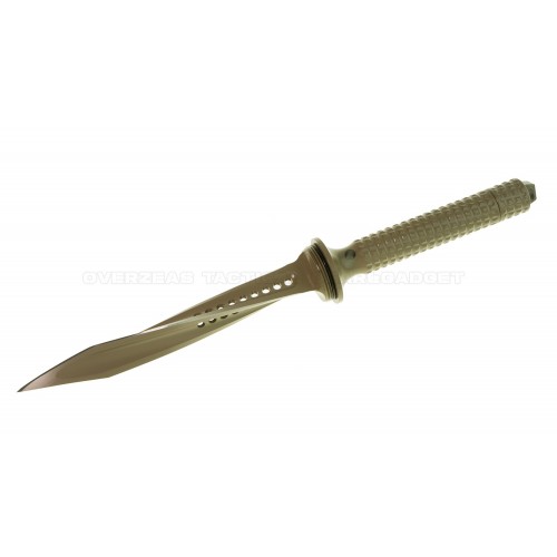 มีดใบตาย Microtech Jagdkommando Knife Tan Fixed Blade (7.13" Green) 105-1TA