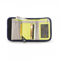 กระเป๋าสำหรับใส่บัตร-เงิน RFIDsafe™ V125 (Navy) RFID blocking tri-fold wallet