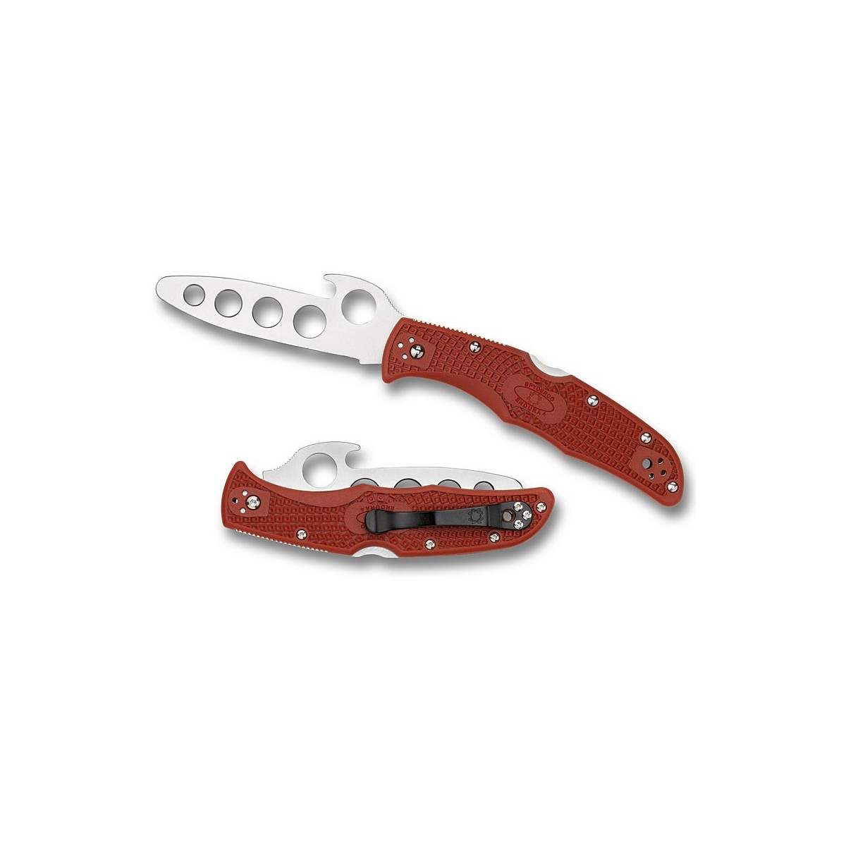 Spyderco Endura 4th Generation 3-3/4" Trainer Blade with Wave Hook
