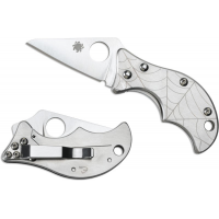 Spyderco Spin Folding Knife 1-13/16" VG10 Plain Blade