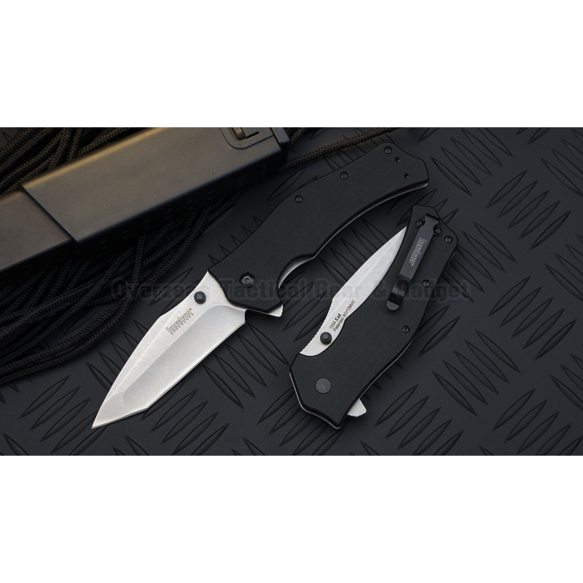 มีดพับ Kershaw Spolier Assisted Opening Flipper Knife (4" Stonewash) 1334 **รุ่นพิเศษเฉพาะ OVERZEAS**