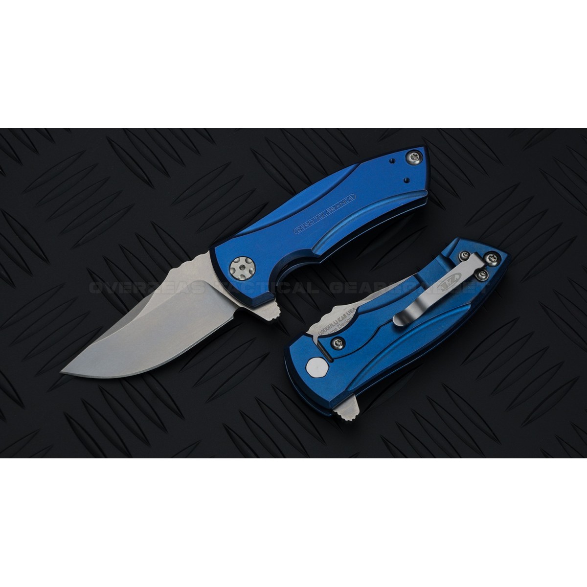 มีดพับ ZT (Zero Tolerance) 0900BLU Blue Anodized Les George Design * SPRINTRUN *