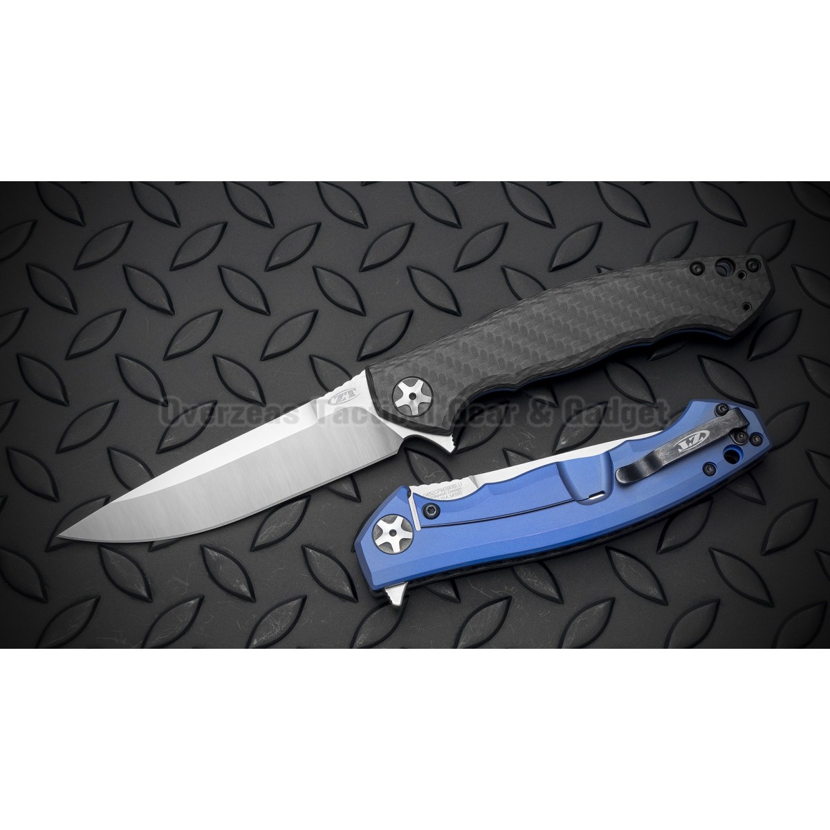มีดพับรุ่นพิเศษ ZT (Zero Tolerance) Sinkevich 0452CFM390BLU, (Sprint Run)