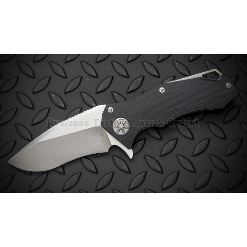 มีดพับ Marfione Custom Star Lord Two-Tone Stonewash Elmax Blade G10 Chasis,392-MCK-SW