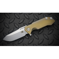 มีดพับ Hinderer Knives Half-Track Frame Lock Knife Bronze Titanium (2.75" Stonewash),HALF-TRACK-BRONZE