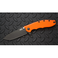 มีดพับ Zero Tolerance 0562ORBLK Hinderer Slicer Knife Orange G-10 (3.5" Black) *Sprint Run*