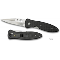 Spyderco Tim Zowada 3-3/16" VG10 Steel Blade, Carbon Fiber Handles