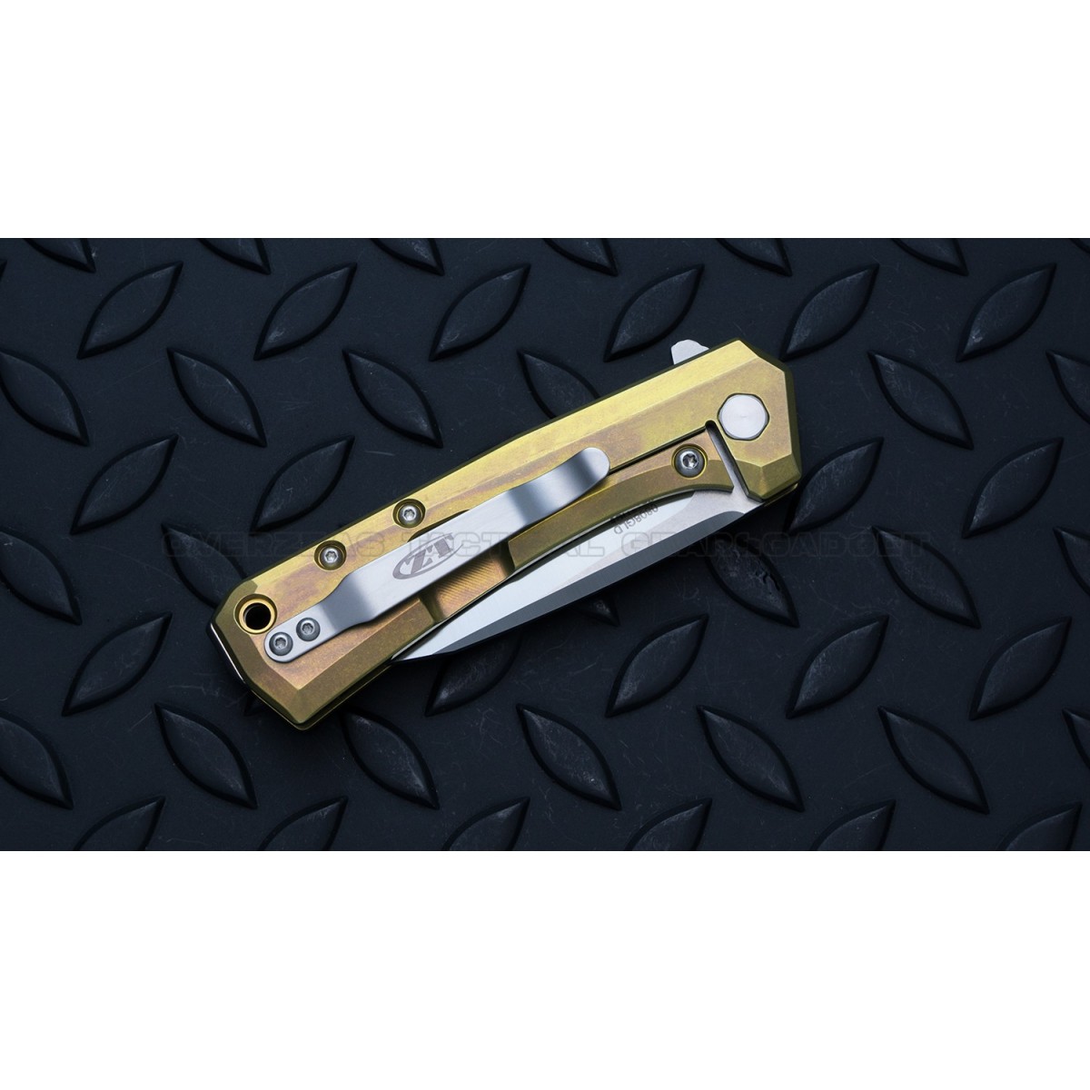 มีดพับรุ่นพิเศษ Zero Tolerance 0808GLD Flipper Knife Gold Titanium (3.25" Satin),ZT0808GLD *SPRINTRUN*