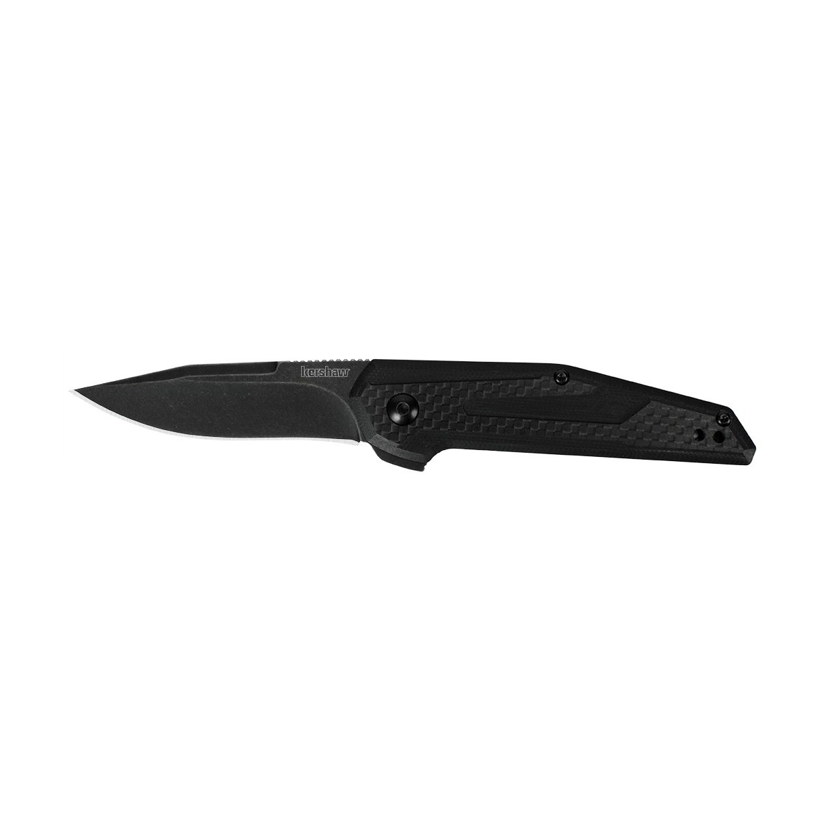 Kershaw Anso Fraxion Liner Lock Knife Carbon Fiber/G-10 (2.75" BlackWash) 1160