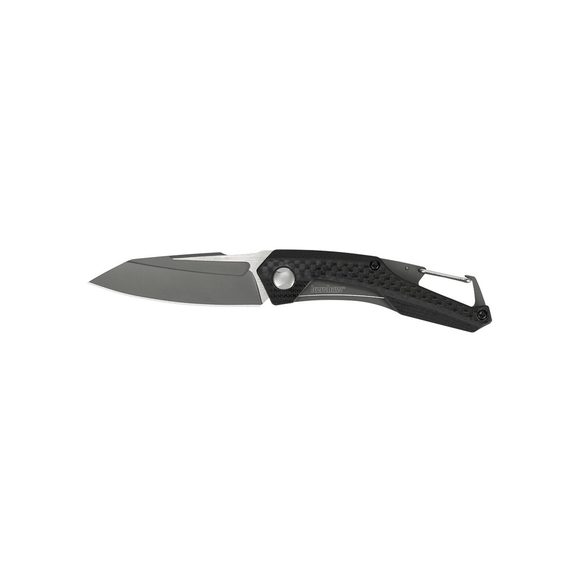 มีดพับ Kershaw Reverb Frame Lock Knife Carabiner Carbon Fiber/G-10 (2.5" Two-Tone) 1220