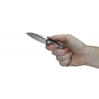 มีดพับ Kershaw Reverb Frame Lock Knife Carabiner Carbon Fiber/G-10 (2.5" Two-Tone) 1220