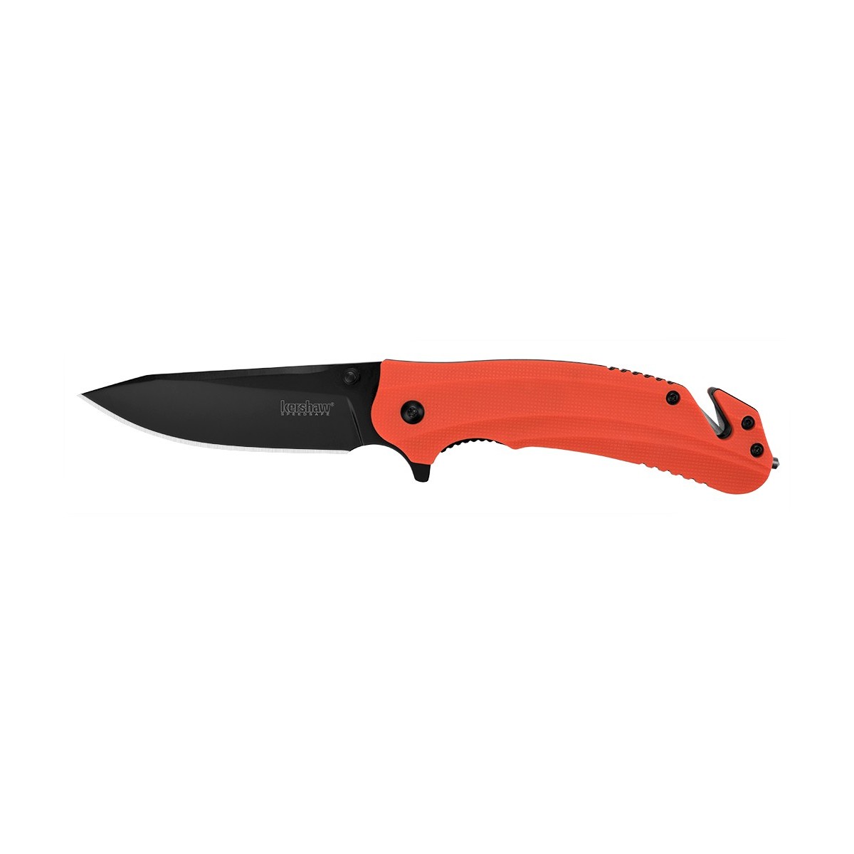 มีดพับ Kershaw Barricade Assisted Opening Knife Orange GFN (3.5" Black Oxide) 8650