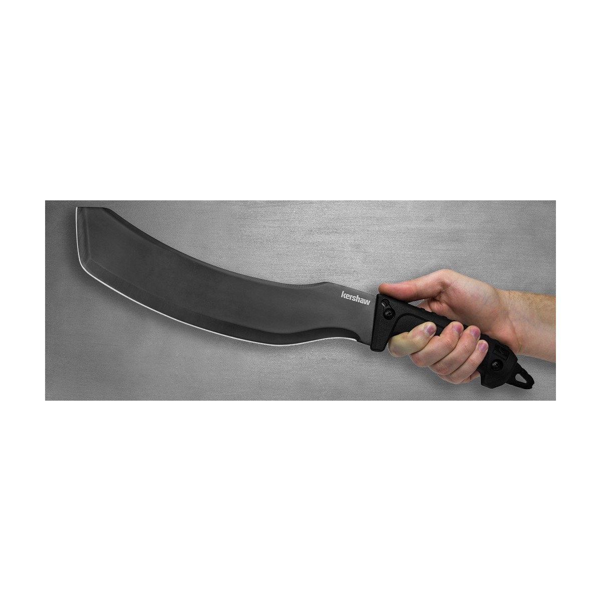 มีดใบตาย Kershaw Camp 12 Fixed Blade Knife Parang (12" Black),1072X