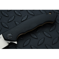 มีดพับรุ่นพิเศษ Zero Tolerance 0452G10 Flipper Knife Black G-10/Bronze Ti (4.1" Satin M390) *Sprint run*