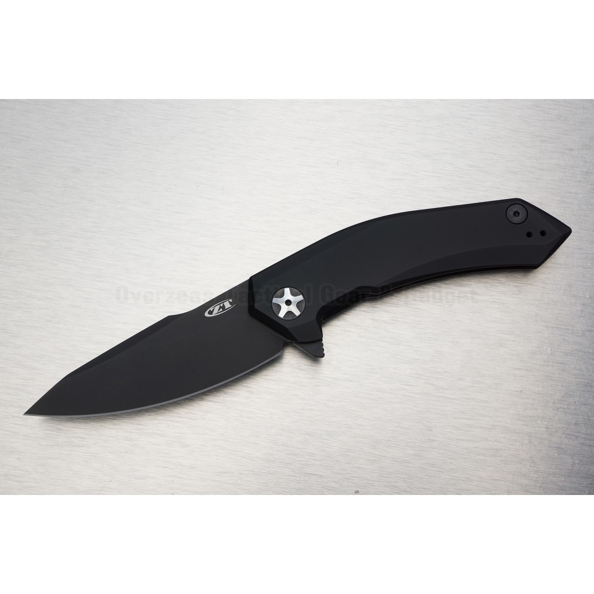 มีดพับ Zero Tolerance 0095S90BLK Flipper Knife Black DLC Titanium (3.6" Black DLC) ZT0095S90BLK