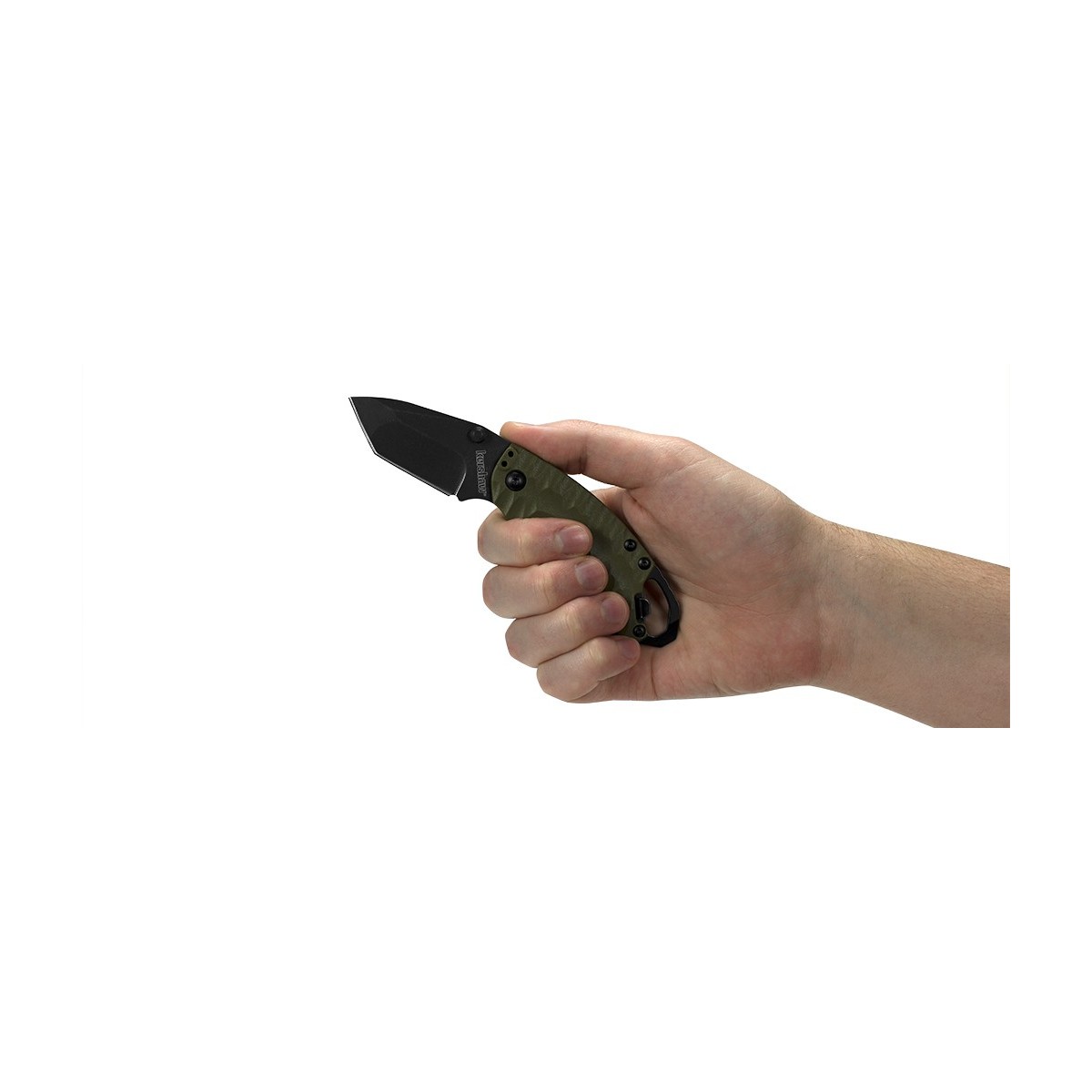 มีดพับ Kershaw Shuffle II Tanto Liner Lock Knife OD Green (1.6" BlackWash) 8750TOLBW
