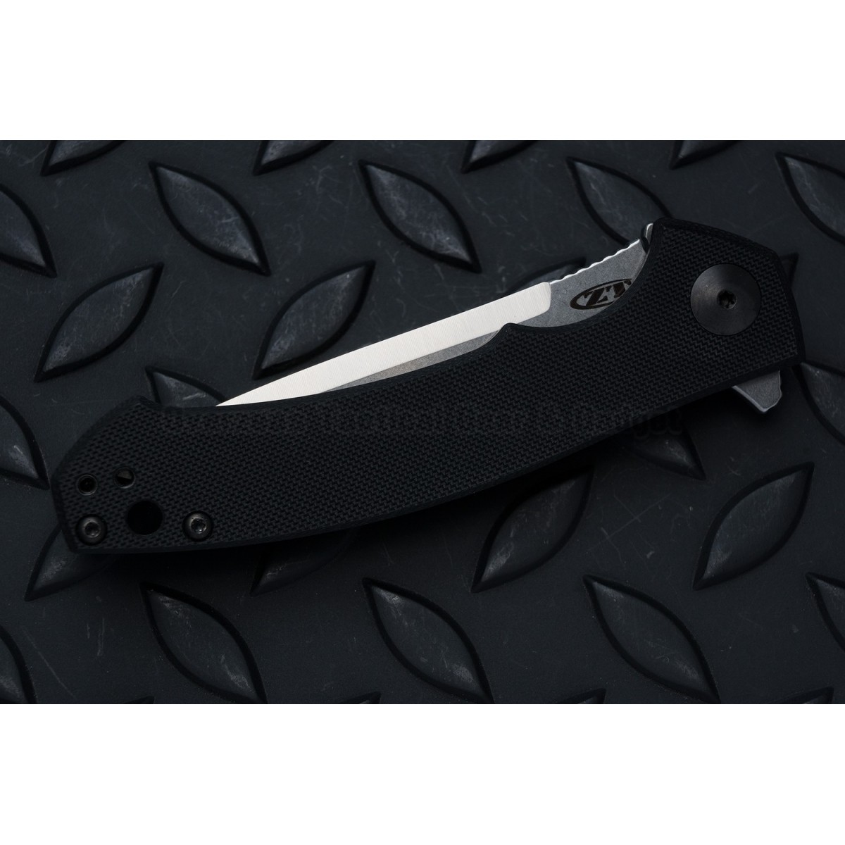 มีดพับ Zero Tolerance 0450G10 Flipper Knife Black G-10 (3.25" Satin) *Sprint run*