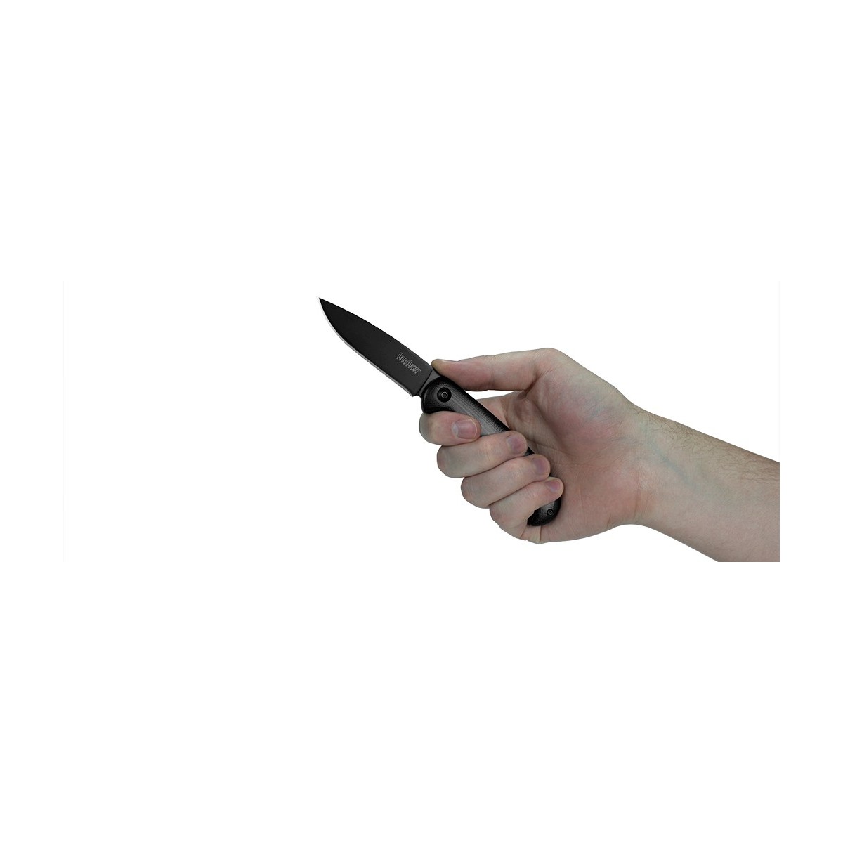 มีดพับ Kershaw Al Mar AM-5 Assisted Opening Knife Black G-10 (3.25" Black),2340