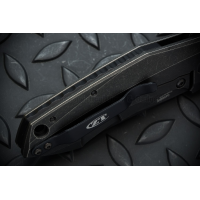 มีดพับ Zero Tolerance 0456BW Flipper Knife Titanium (3.25" Blackwash) ZT0456BW *Sprint run*