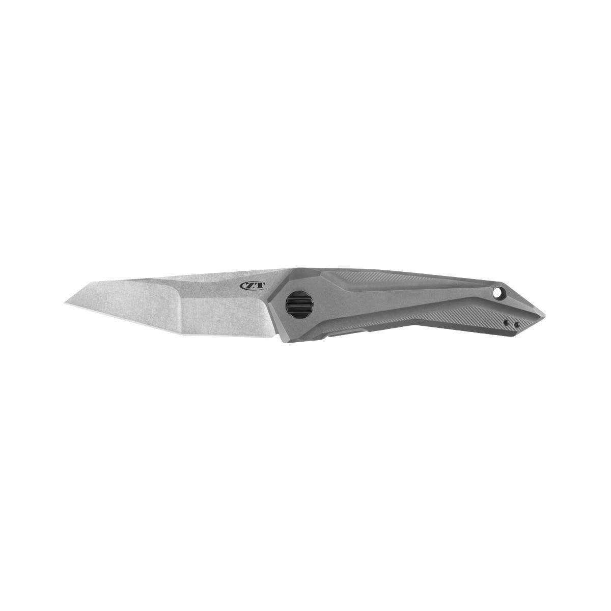 มีดพับ Zero Tolerance GTC 0055 Flipper Knife Titanium (3.75" Stonewash) ZT0055