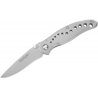 Kershaw Vapor Folder 3" Plain Edge Blade, Stainless Steel Handle