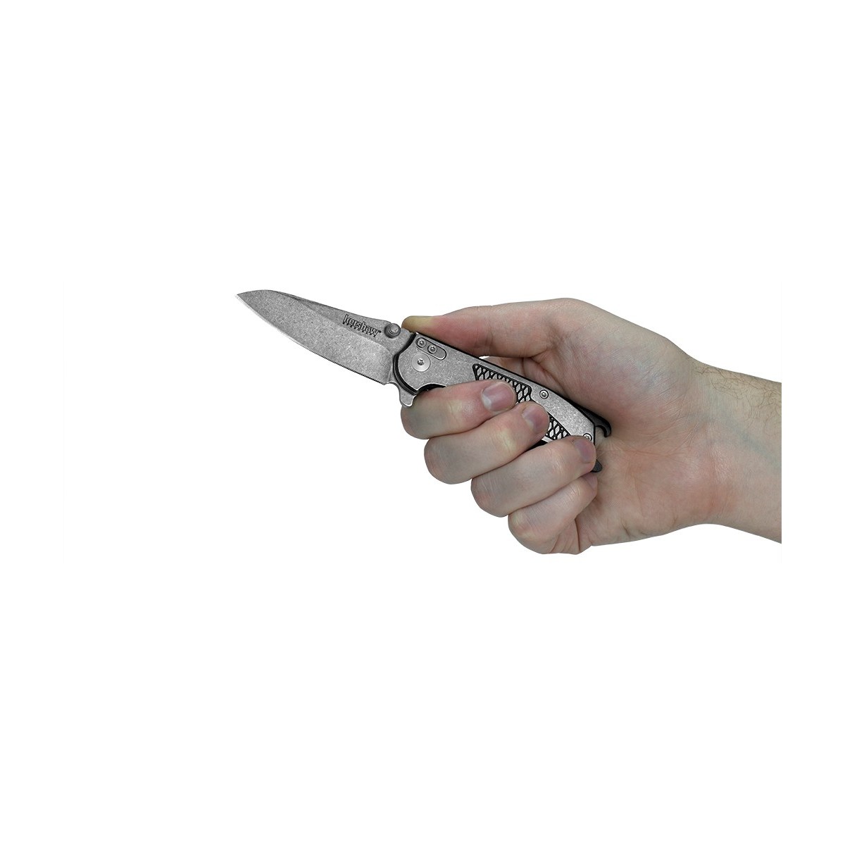 มีดพับ Kershaw Hinderer Agile Assisted Opening Knife (2.75" Stonewash),1558