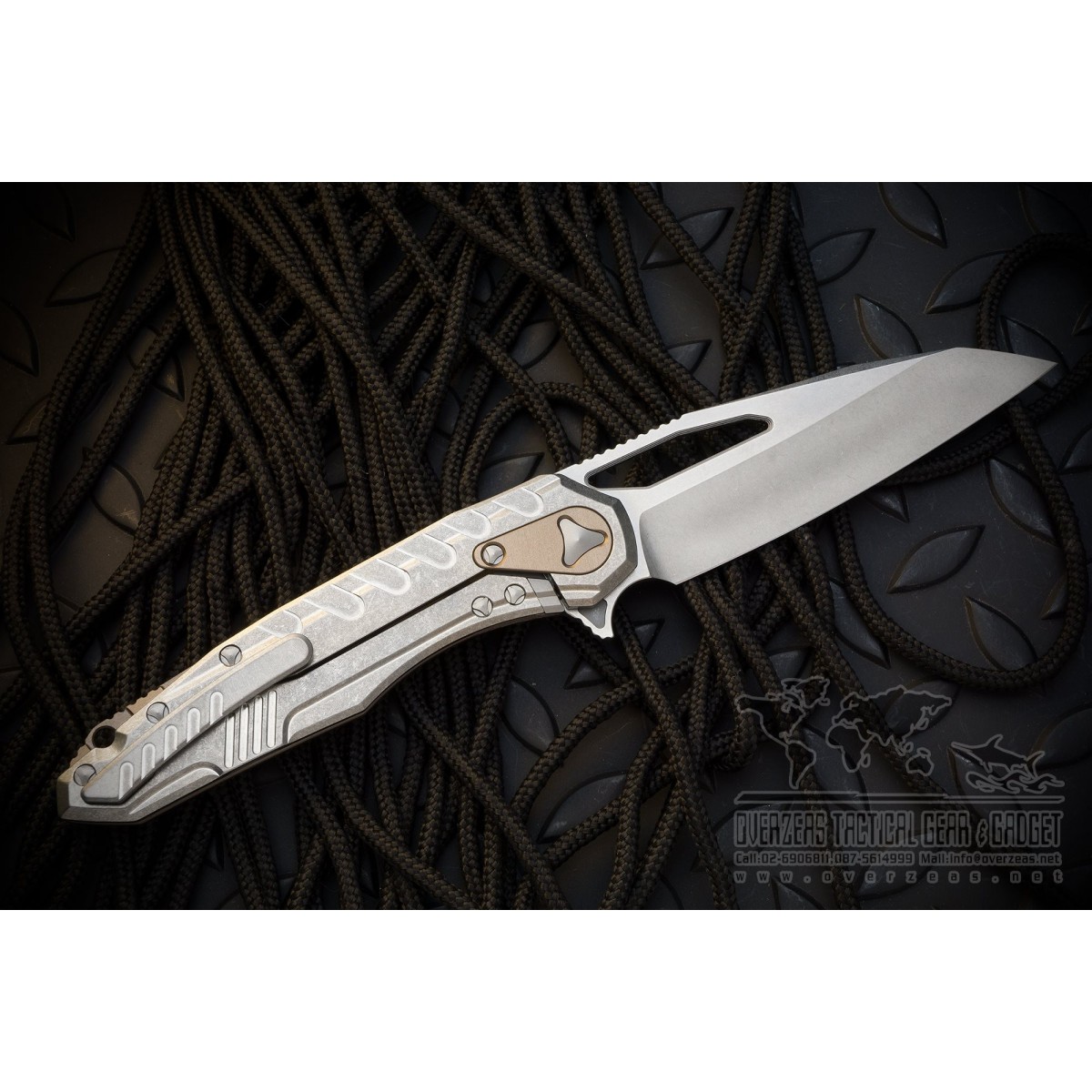 มีดพับ Microtech Sigil MK6 Frame Lock Tan Stonewash (196-10TA)