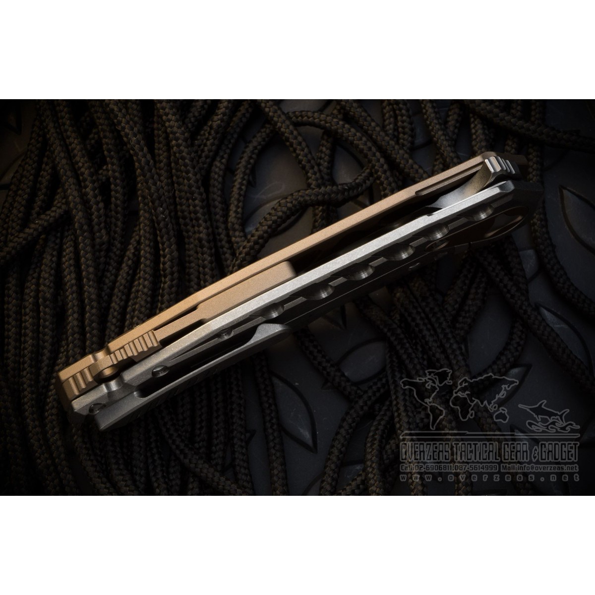 มีดพับ Microtech Sigil MK6 Frame Lock Tan Stonewash (196-10TA)