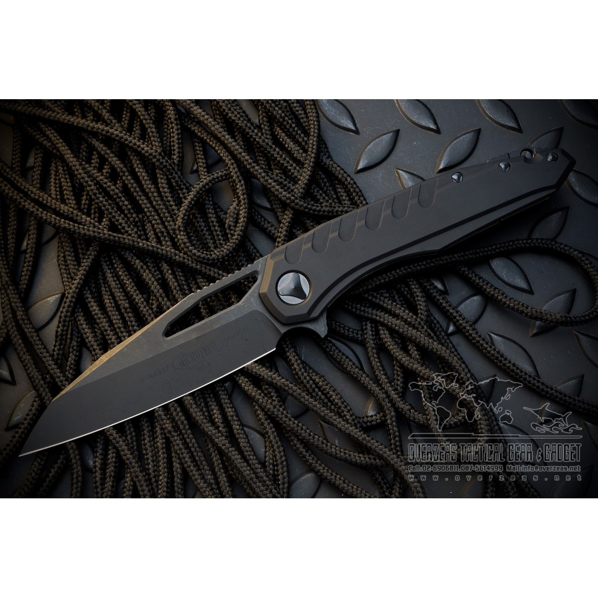 มีดพับ Microtech Sigil MK6 Frame Lock Black DLC (196-1DLC)