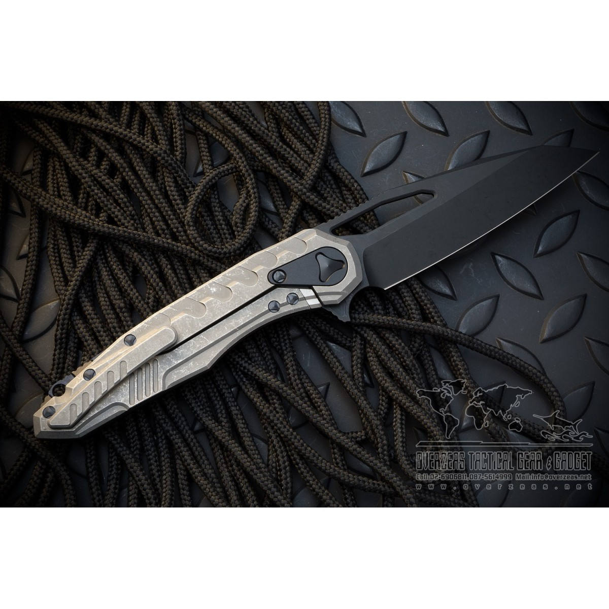 มีดพับ Microtech Sigil MK6 Frame Lock Black DLC (196-1DLC)