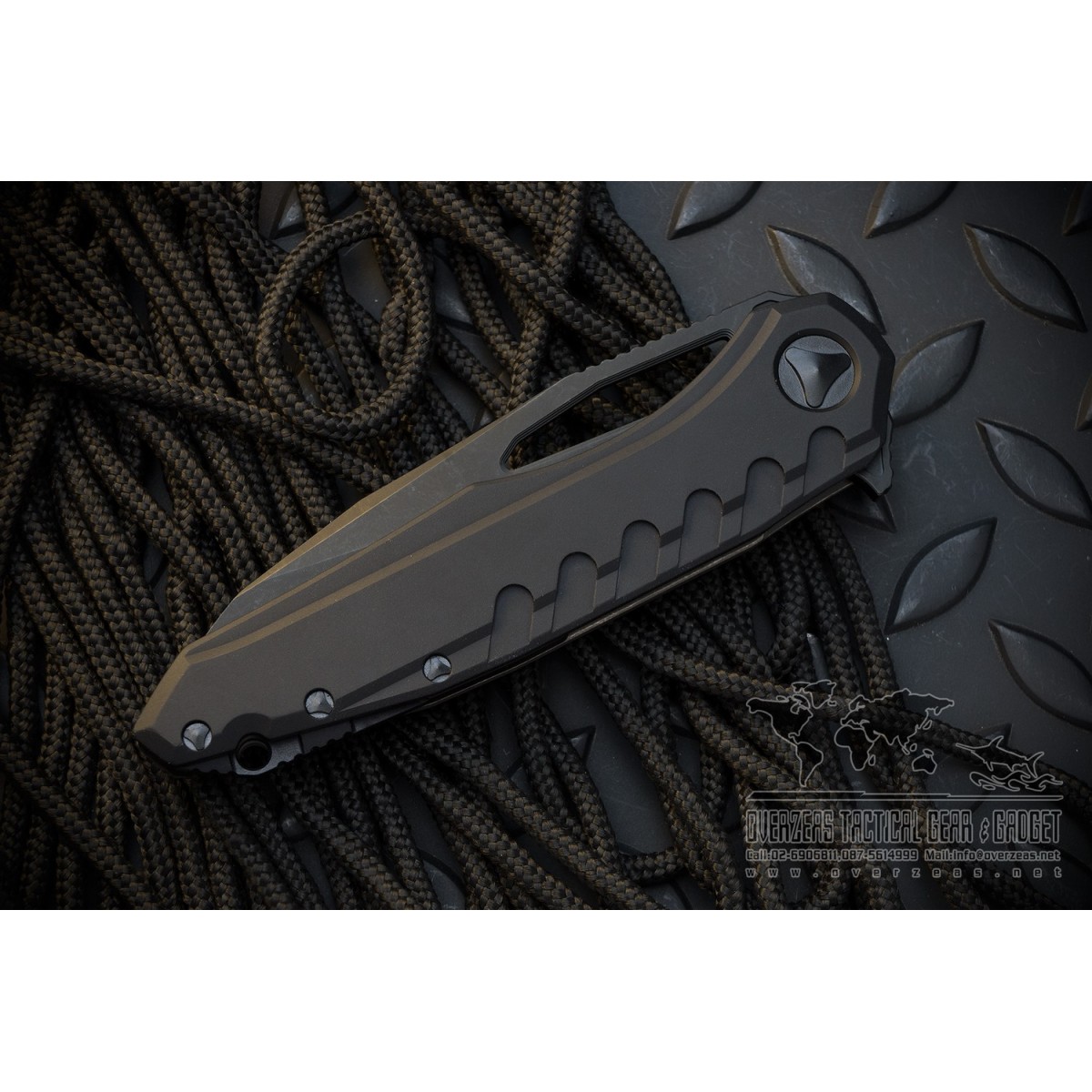 มีดพับ Microtech Sigil MK6 Frame Lock Black DLC (196-1DLC)