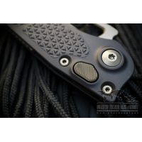 มีดออโตเมติค (Side opening) Microtech Stitch Automatic Knife Black (3.75" Bronze Partial Serrate Apocalyptic),169-14