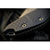 มีดออโตเมติค (Side opening) Microtech Stitch Automatic Knife Black (3.75" Bronze Partial Serrate Apocalyptic),169-14