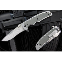 KERSHAW 1730GRY GROOVE FLIPPER GREY G10 OVERLAY