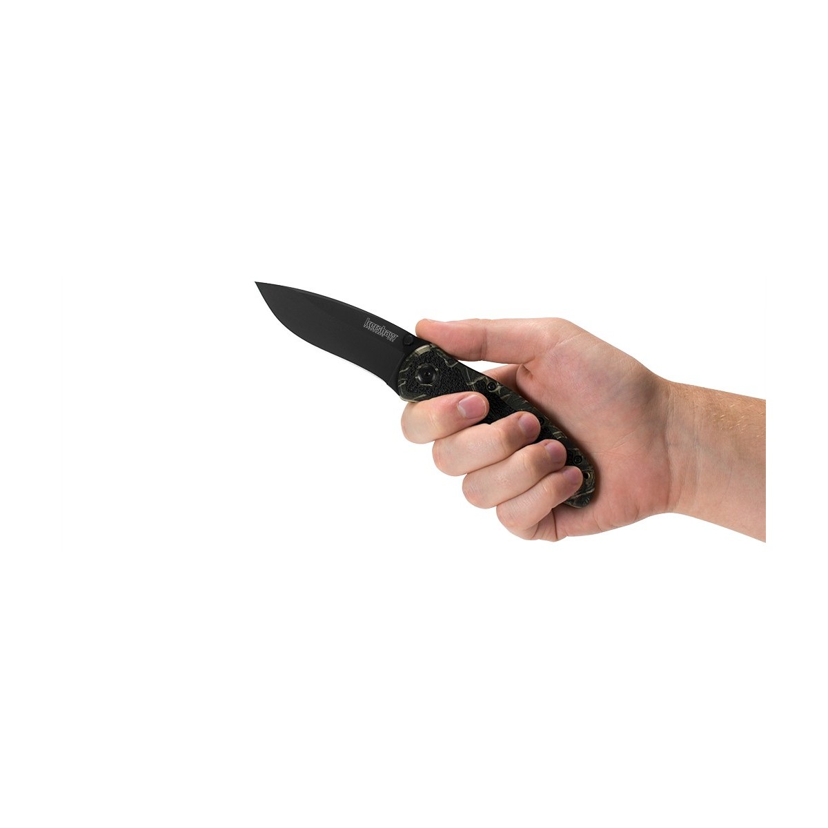 มีดพับ Kershaw Blur Assisted Opening Knife Camo (3.375" Black),1670CAMO