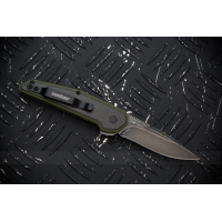 มีดพับ Kershaw Anso Fraxion Liner Lock Knife Carbon Fiber/OD Green G-10 (2.75" BlackWash) 1160OLBW