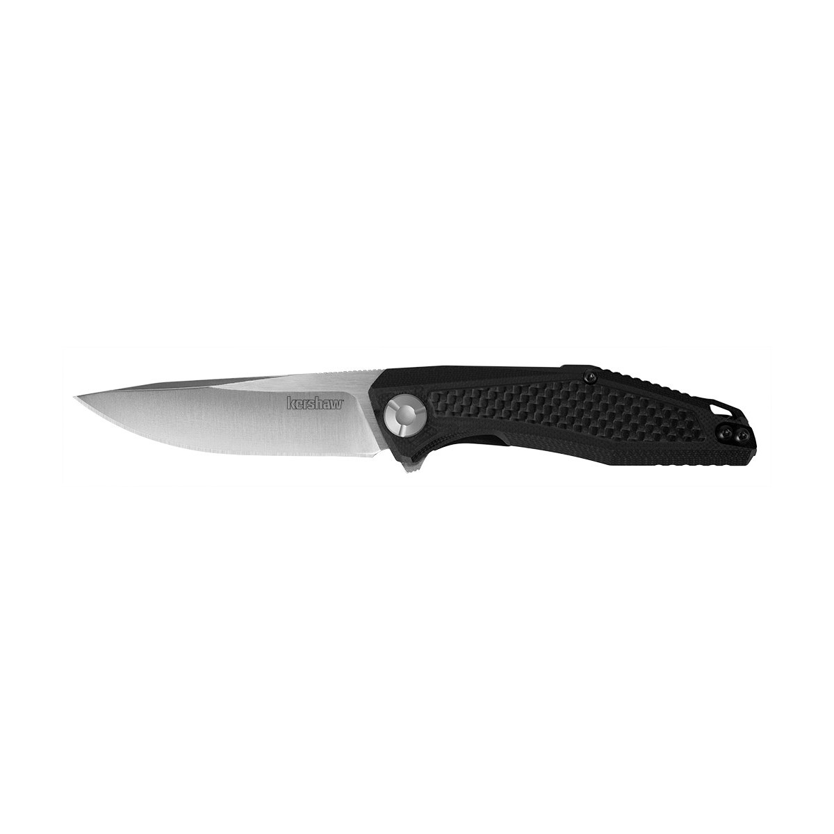 มีดพับ Kershaw Sinkevich Atmos Liner Lock Knife Black G-10/Carbon Fiber (3" Satin),4037