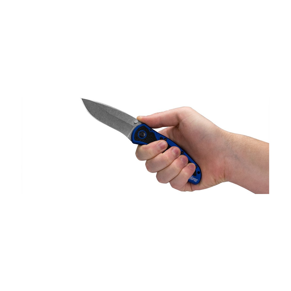 มีดพับ Kershaw Blur Assisted Opening Knife Black (3.375" Black Serr),1670GBBLKST