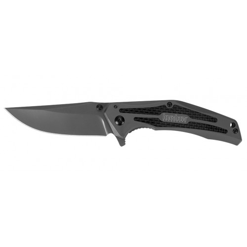 มีดพับ Kershaw Duojet A/O Frame Lock Knife Gray SS/Carbon Fiber (3.25" Gray),8300