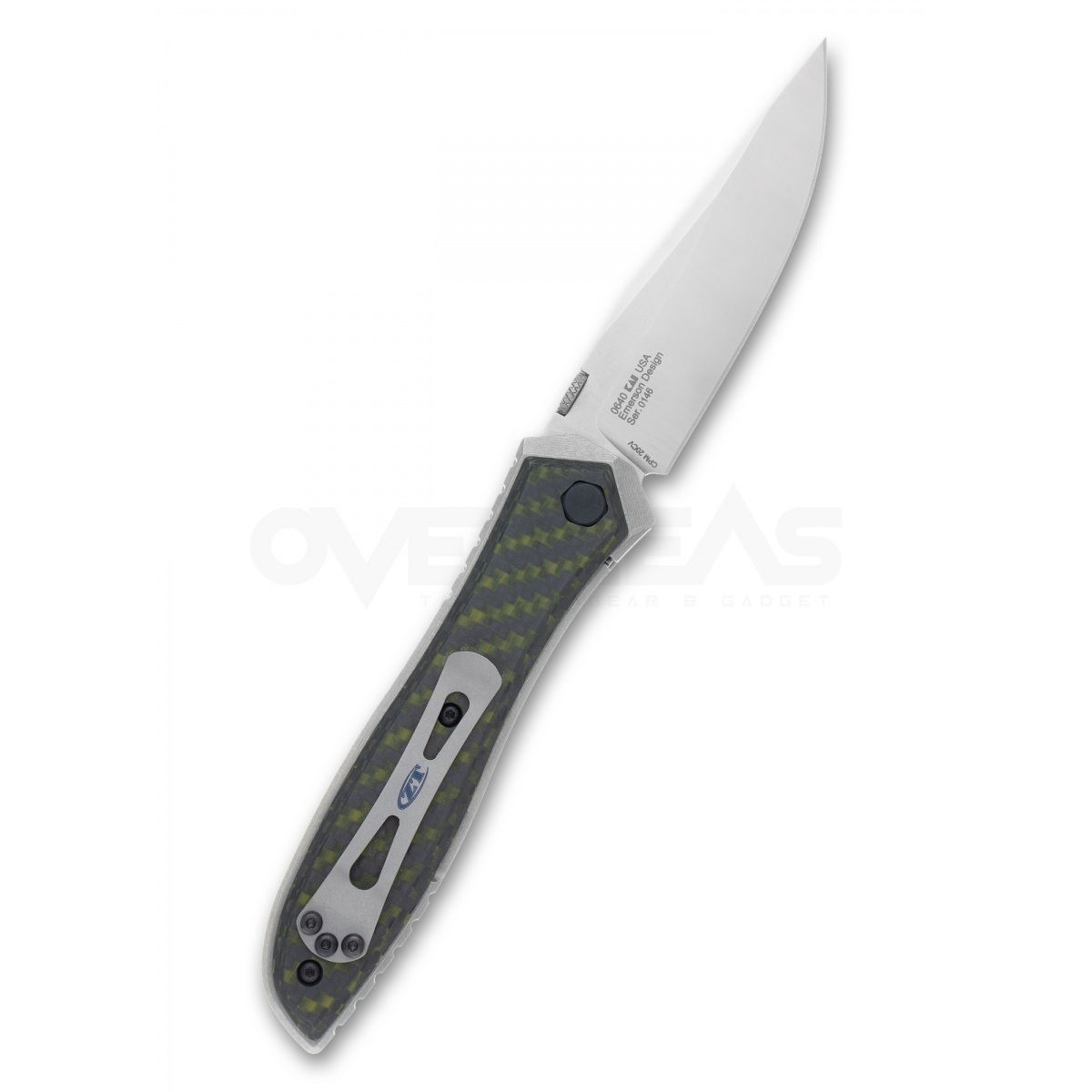 มีดพับ Zero Tolerance (ZT) Emerson 0640 Folding Knife Carbon Fiber