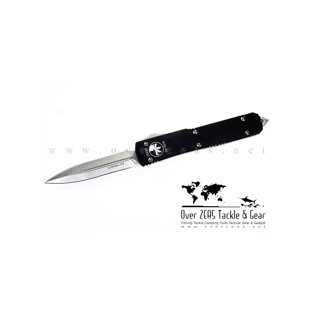 Microtech Ultratech D/E Plain Stonewash MT122-10