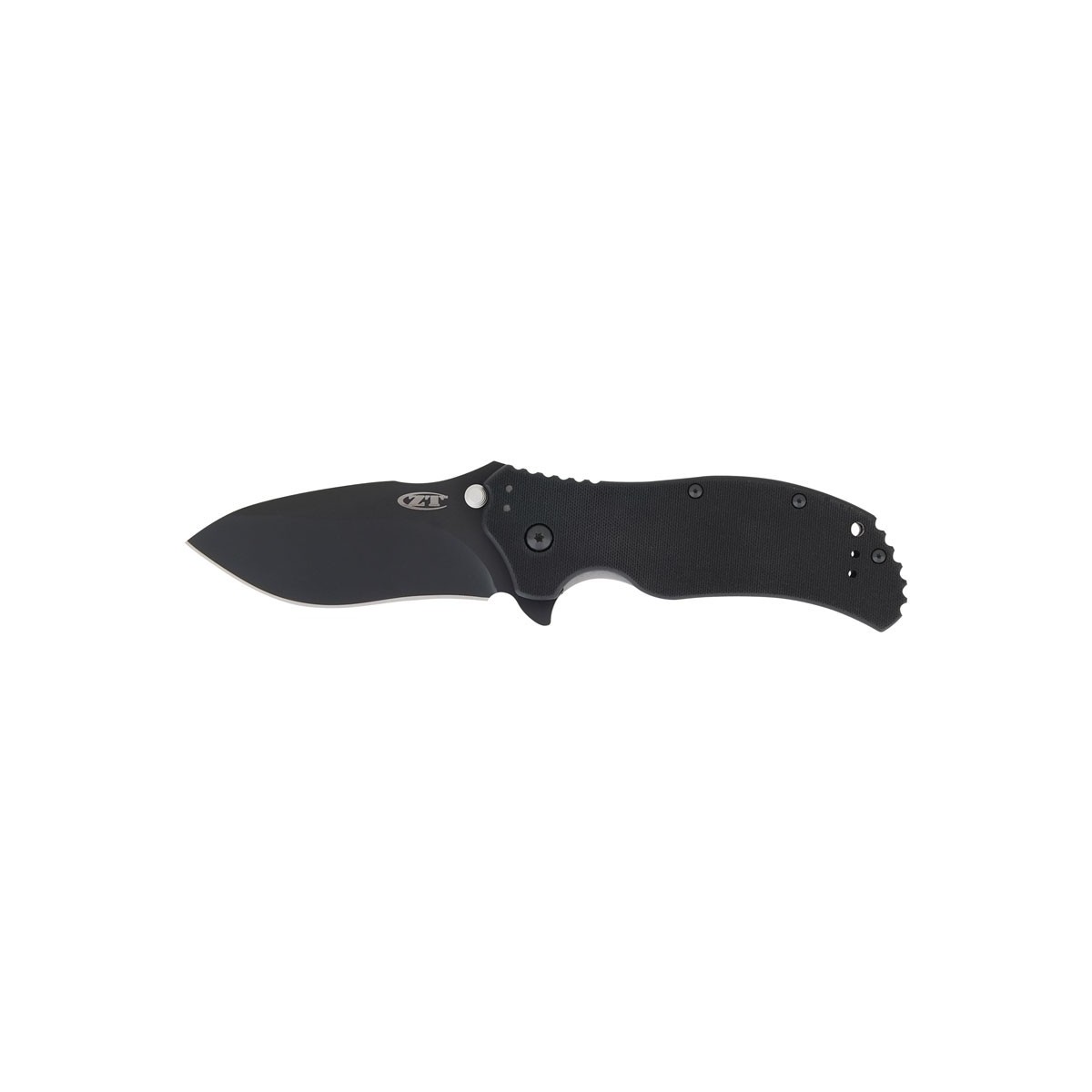 Zero Tolerance Model 0350 Assisted 3-1/4" S30V Plain Blade, Black G10 Handles