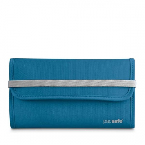 Pacsafe RFID-tec™ 250 (Blue) RFID blocking travel wallet,688334009625