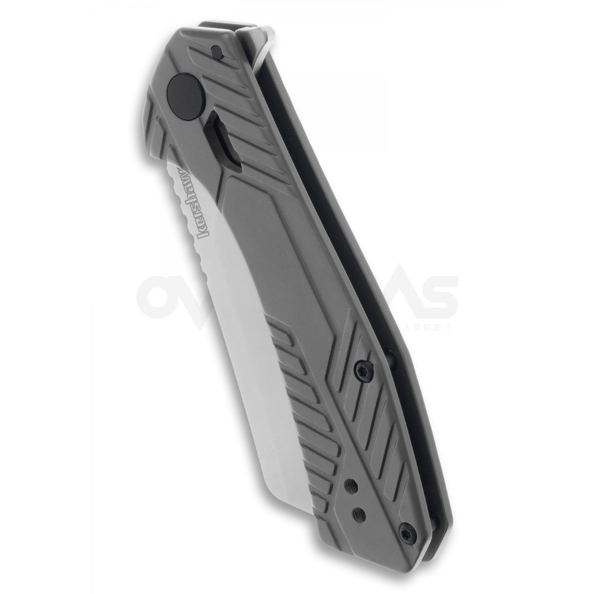 มีดพับ Kershaw Static Cleaver Frame Lock Knife Gray Stainless Steel (8Cr13Mov 2.8" Satin),3445