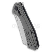 มีดพับ Kershaw Static Cleaver Frame Lock Knife Gray Stainless Steel (8Cr13Mov 2.8" Satin),3445