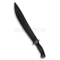 Kershaw Camp 14 Fixed Blade Knife Machete w/ Sheath (65Mn 14" Black),1076