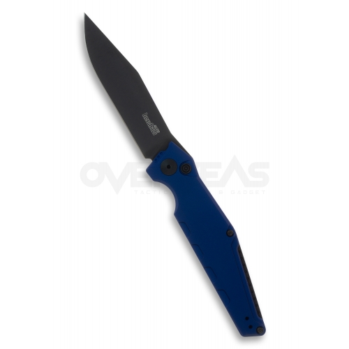 Kershaw Galyean Launch 7 Automatic Knife Blue (CPM-154CM 3.75" Black),7900BLUBLK