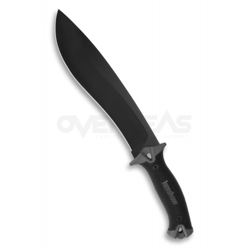 Kershaw Camp 10 Machete Rubber Handles with Sheath (65Mn 10" Black) ,1077