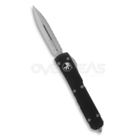 Microtech Ultratech D/E OTF Automatic Knife CC (CTS-204P 3.4" Full Serrated),122-6