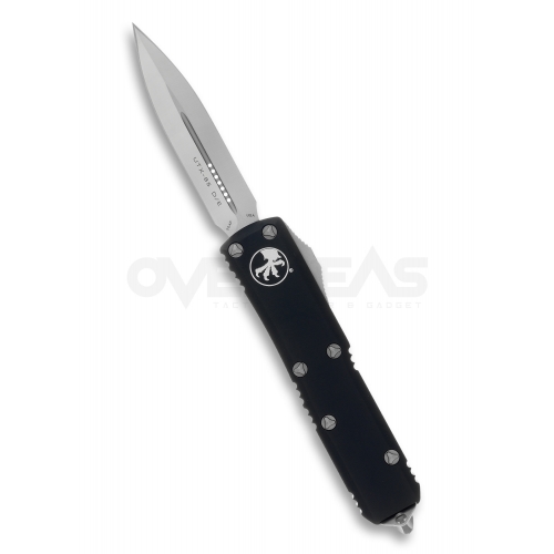 Microtech UTX-85 D/E OTF Automatic Knife CC Black (CTS-204P 3.125" Satin),232-4